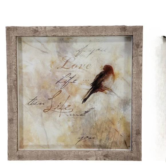 Wexford Home Nature Notation-2 Piece Set Art Print Botanical Birds - Picture 3 of 4